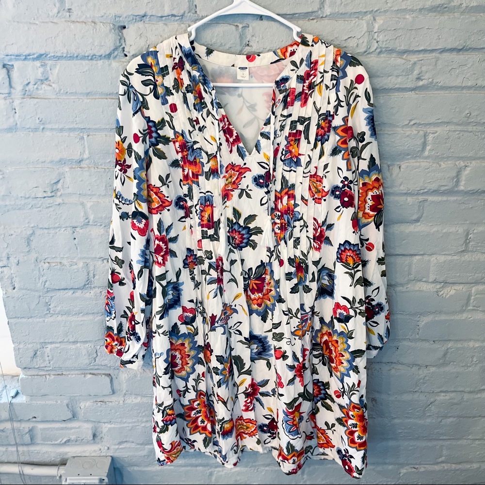 White, floral dress